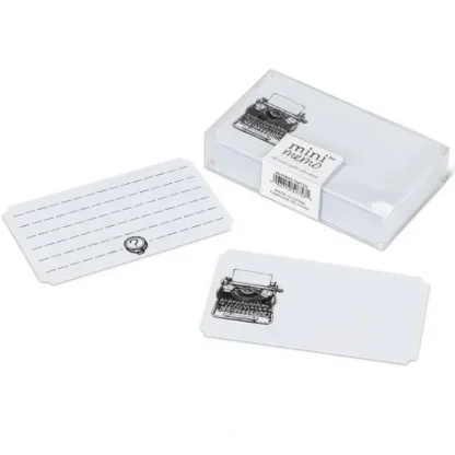 Abbott Mini Memo Notecards 50pk - Typewriter - Little Painter Art | Exploring the Endless Possibilities of Art Outlet