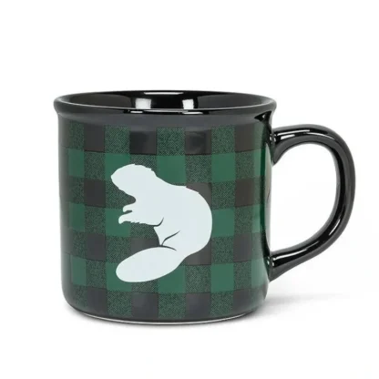Abbott Porcelain Mug 14oz Beaver Check - Little Painter Art | Exploring the Endless Possibilities of Art Store