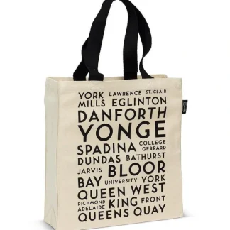 Abbott Tote Bag - Toronto Streets - Little Painter Art | Exploring the Endless Possibilities of Art Cheap