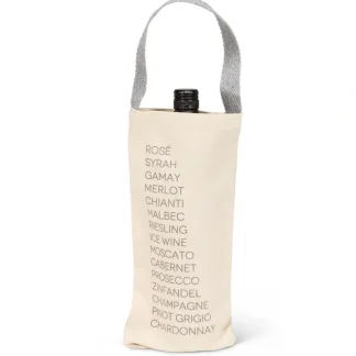 Abbott Wine Bottle Tote Bag - Wine Varietals - Little Painter Art | Exploring the Endless Possibilities of Art Discount