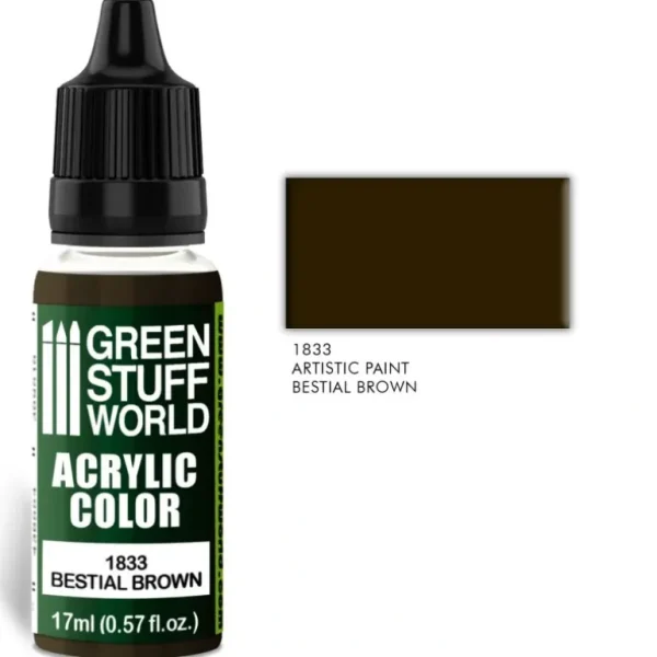 Acrylic Color BESTIAL BROWN - Little Painter Art | Exploring the Endless Possibilities of Art Store