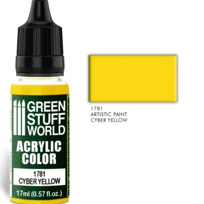 Acrylic Color CYBER YELLOW - Little Painter Art | Exploring the Endless Possibilities of Art Best
