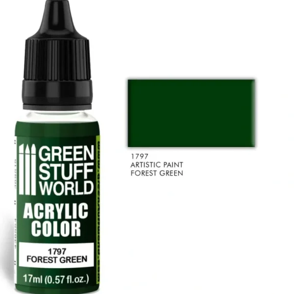 Acrylic Color FOREST GREEN - Little Painter Art | Exploring the Endless Possibilities of Art New