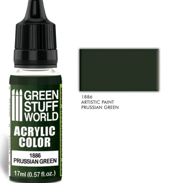 Acrylic Color PRUSSIAN GREEN - Little Painter Art | Exploring the Endless Possibilities of Art Store