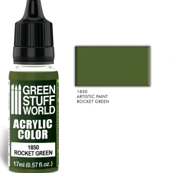 Acrylic Color ROCKET GREEN - Little Painter Art | Exploring the Endless Possibilities of Art Fashion