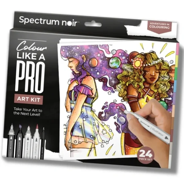 Adventures in Colouring Pro Art Colouring Kit - Spectrum Noir - Little Painter Art | Exploring the Endless Possibilities of Art Discount