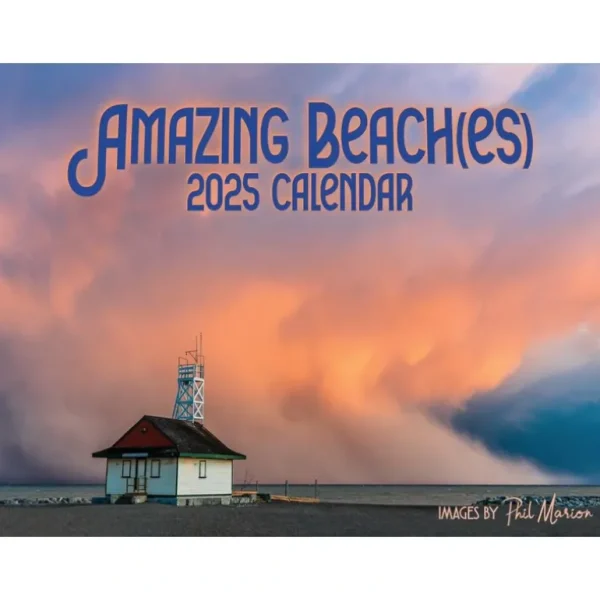 Amazing Beach(es) 2025 Wall Calendar by Phil Marion - Little Painter Art | Exploring the Endless Possibilities of Art Best