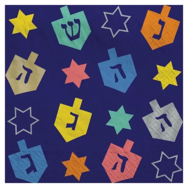 Amscan Beverage Napkins - Hanukkah Joy - Little Painter Art | Exploring the Endless Possibilities of Art Clearance