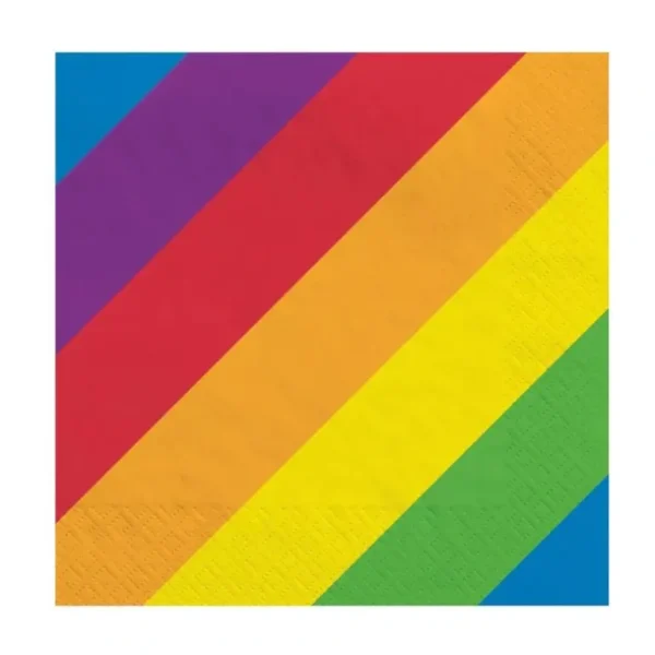 Amscan Beverage Napkins 16pk - Rainbow - Little Painter Art | Exploring the Endless Possibilities of Art Cheap
