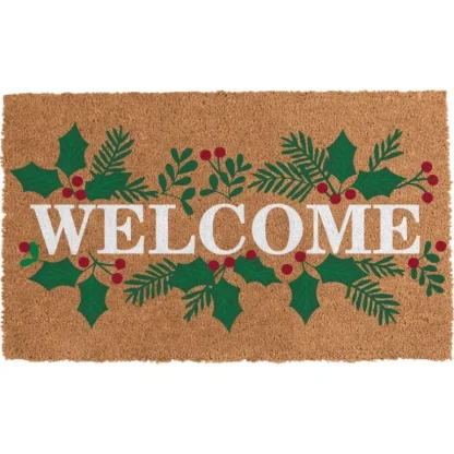 Amscan Holiday Doormat - Welcome Holly - Little Painter Art | Exploring the Endless Possibilities of Art Flash Sale