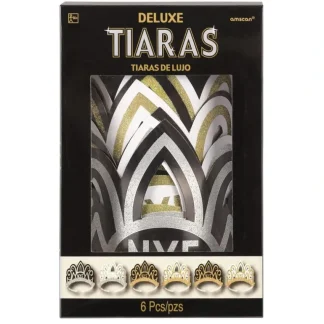 Amscan New Years Deluxe Party Tiaras 6pk - Little Painter Art | Exploring the Endless Possibilities of Art Cheap