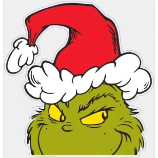 Amscan Peeping Grinch Window Cling - Little Painter Art | Exploring the Endless Possibilities of Art Cheap