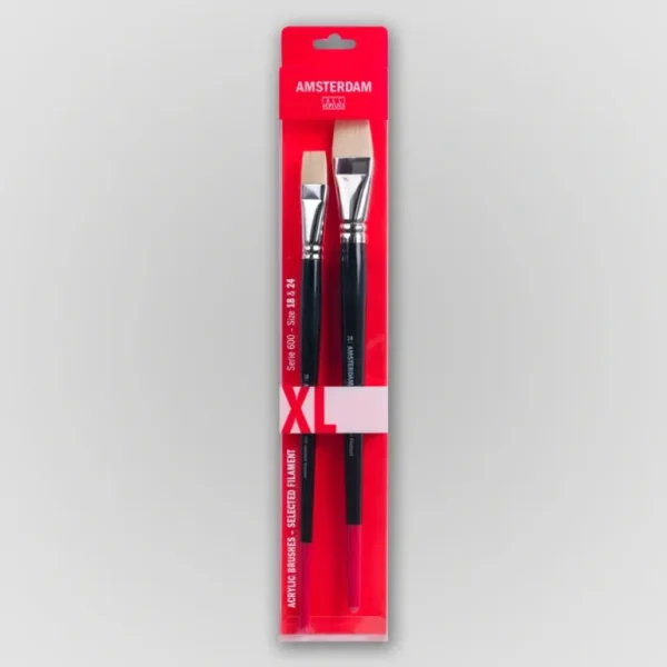 Amsterdam Penselenset 600, XL (18-24 mm) - Synthetisch - Little Painter Art | Exploring the Endless Possibilities of Art Best Sale
