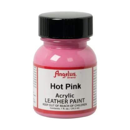Angelus Acrylic Leather Paint 1oz Hot Pink - Little Painter Art | Exploring the Endless Possibilities of Art Store