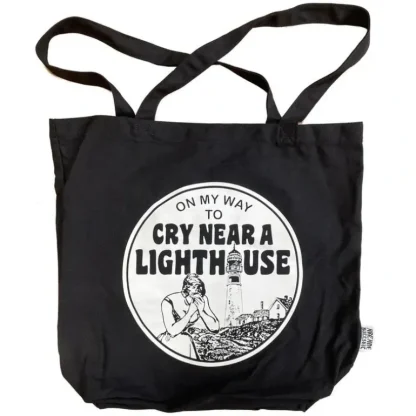 Arcane Bullshit Tote Bag - Cry Near a Lighthouse - Little Painter Art | Exploring the Endless Possibilities of Art Flash Sale