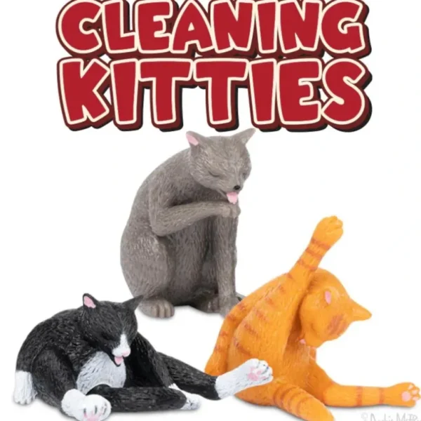 Archie McPhee Cleaning Kitty, Assorted - Little Painter Art | Exploring the Endless Possibilities of Art Online