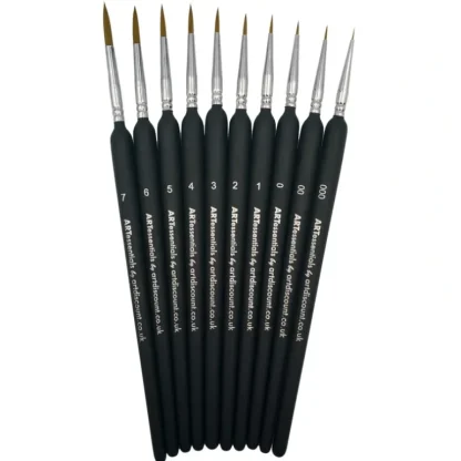 ARTessentials Ultra Fine Tip Artists Brushes - Set of 10 - Little Painter Art | Exploring the Endless Possibilities of Art Hot