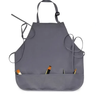 Artist's Apron - Canvas Grey - Little Painter Art | Exploring the Endless Possibilities of Art SINGLE Clearance