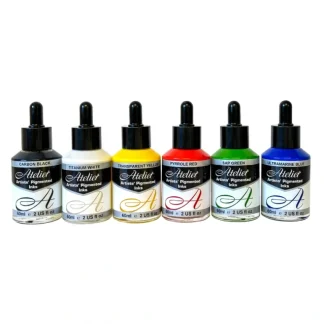 Atelier Artists' Pigmented Acrylic Ink 60ml - Little Painter Art | Exploring the Endless Possibilities of Art Store