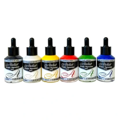 Atelier Artists' Pigmented Acrylic Ink 60ml - Little Painter Art | Exploring the Endless Possibilities of Art Store