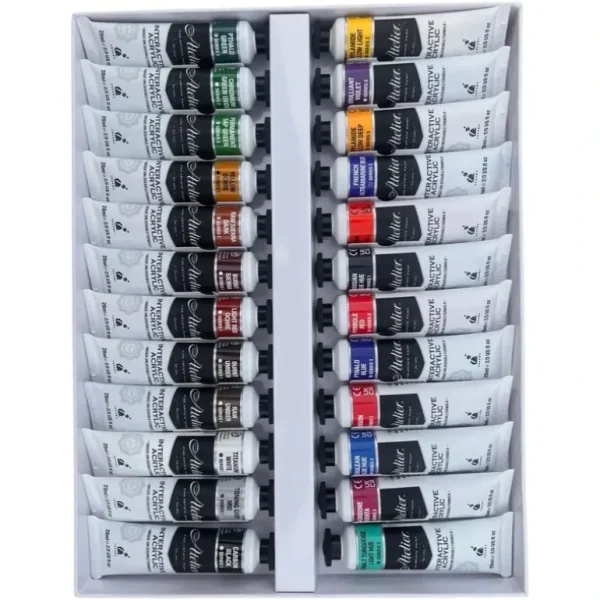 Atelier Interactive Fine Artists' Heavy Body Acrylic Tube Set of 20ml - Little Painter Art | Exploring the Endless Possibilities of Art Discount