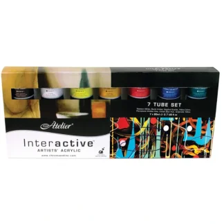 Atelier Interactive Fine Artists' Heavy Body Acrylic Tube Sets 7 x 80ml - Little Painter Art | Exploring the Endless Possibilities of Art Sale