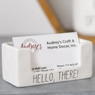 Audrey's Ceramic Business Card Holder - Little Painter Art | Exploring the Endless Possibilities of Art Clearance