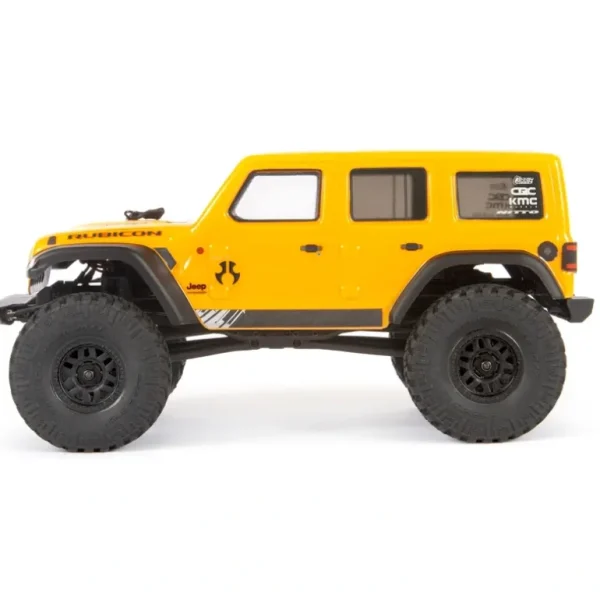 Axial 1/24 SCX24 2019 Jeep Wrangler JLU CRC 4WD Rock Crawler Brushed RTR, Yellow - Little Painter Art | Exploring the Endless Possibilities of Art Fashion