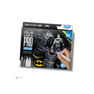 Batman Pro Fan Art Colouring Kit - Spectrum Noir - Little Painter Art | Exploring the Endless Possibilities of Art Discount