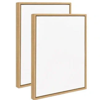 Blank Canvas & Floating Frame Set Bundles of 2PC - Little Painter Art | Exploring the Endless Possibilities of Art New