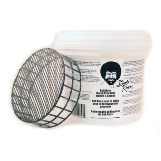 Bob Ross Brush Cleaning Bucket & Screen - Little Painter Art | Exploring the Endless Possibilities of Art Flash Sale