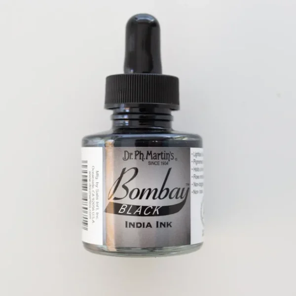 Bombay Ink Dr. Ph. Martin's Black - Little Painter Art | Exploring the Endless Possibilities of Art Best Sale