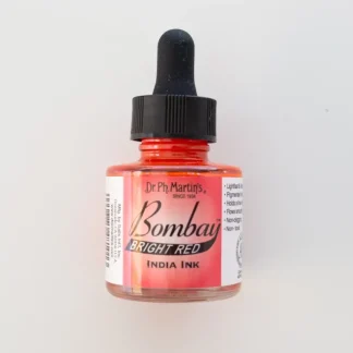 Bombay Ink Dr. Ph. Martin's Bright Red - Little Painter Art | Exploring the Endless Possibilities of Art Shop