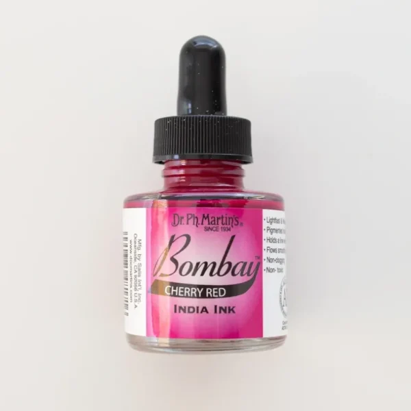 Bombay Ink Dr. Ph. Martin's Cherry Red - Little Painter Art | Exploring the Endless Possibilities of Art Flash Sale