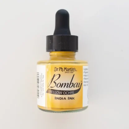 Bombay Ink Dr. Ph. Martin's Yellow Ochre - Little Painter Art | Exploring the Endless Possibilities of Art Fashion