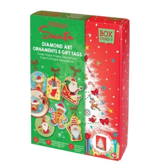 Box CanDIY Totally Santa Diamond Art Ornaments & Gift Tags Kit - Little Painter Art | Exploring the Endless Possibilities of Art Outlet