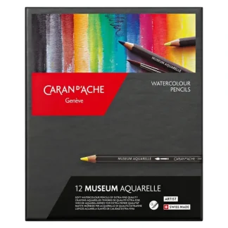 Caran d'Ache Museum Aquarelle Pencils - Set of 12 - Little Painter Art | Exploring the Endless Possibilities of Art Sale