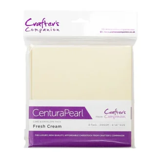 Centura Pearl Card & Envelope 8PK - 6x6 - Fresh Cream - Little Painter Art | Exploring the Endless Possibilities of Art Sale