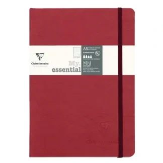 Clairefontaine Essential A5 Stitched Notebook, Dotgrid, Red - Little Painter Art | Exploring the Endless Possibilities of Art Clearance
