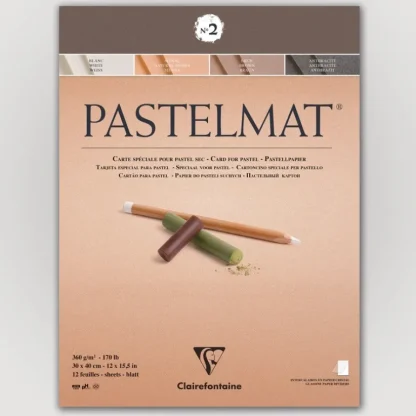 Clairefontaine Pastelmat N2 360g 30x40 ass 12 sheets - Little Painter Art | Exploring the Endless Possibilities of Art New