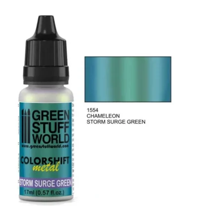 Color Shift Metal Chameleon STORM SURGE GREEN - Little Painter Art | Exploring the Endless Possibilities of Art Shop