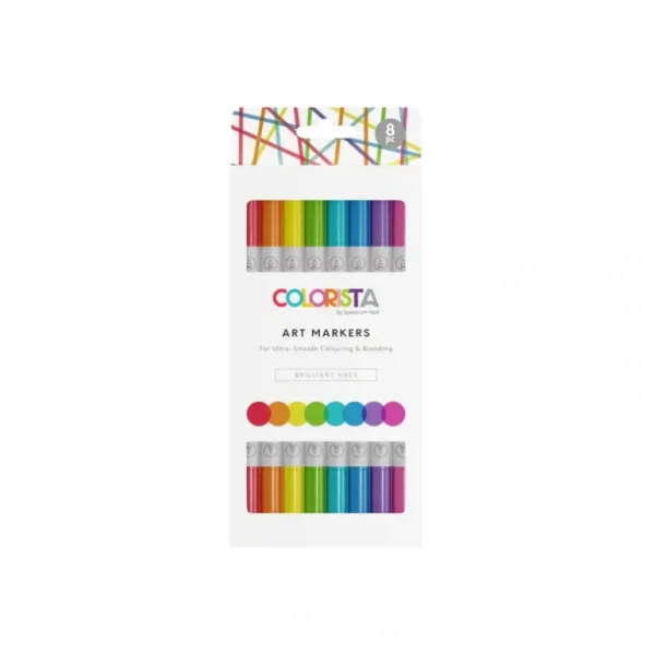 Colorista - Art Marker - Brilliant Hues 8pc - Little Painter Art | Exploring the Endless Possibilities of Art Shop