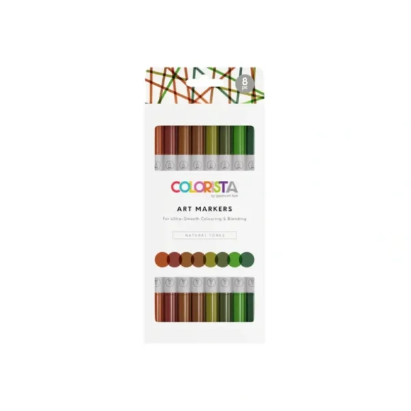 Colorista - Art Marker - Natural Tones 8pc - Little Painter Art | Exploring the Endless Possibilities of Art Discount