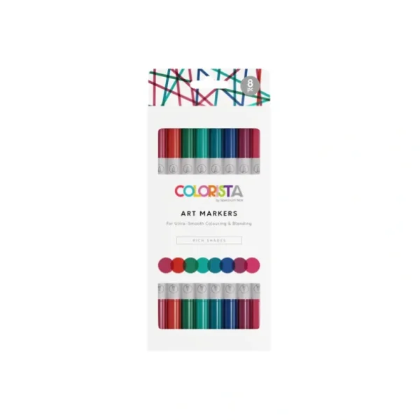 Colorista - Art Marker - Rich Shades 8pc - Little Painter Art | Exploring the Endless Possibilities of Art Best Sale