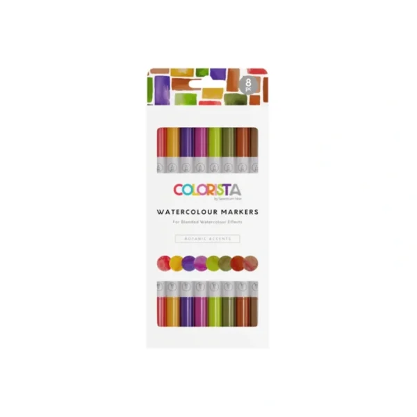 Colorista - Watercolour Marker - Botanic Accents 8pc - Little Painter Art | Exploring the Endless Possibilities of Art Cheap