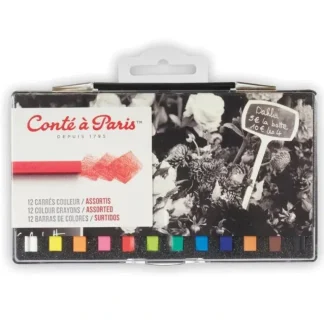 Cont Paris Carrs Sketching Crayon Sticks 12pk Assorted - Little Painter Art | Exploring the Endless Possibilities of Art Discount