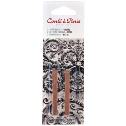 Cont Paris Carrs Sketching Crayon Sticks 2pk Bistre - Little Painter Art | Exploring the Endless Possibilities of Art Shop
