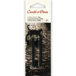 Cont Paris Carrs Sketching Crayon Sticks 2pk Black HB - Little Painter Art | Exploring the Endless Possibilities of Art Store