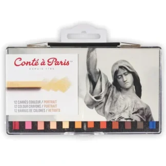 Cont Paris Carrs Sketching Crayon Sticks 12pk Portrait Assortment - Little Painter Art | Exploring the Endless Possibilities of Art New