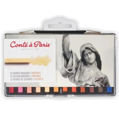 Cont Paris Carrs Sketching Crayon Sticks 12pk Portrait Assortment - Little Painter Art | Exploring the Endless Possibilities of Art New